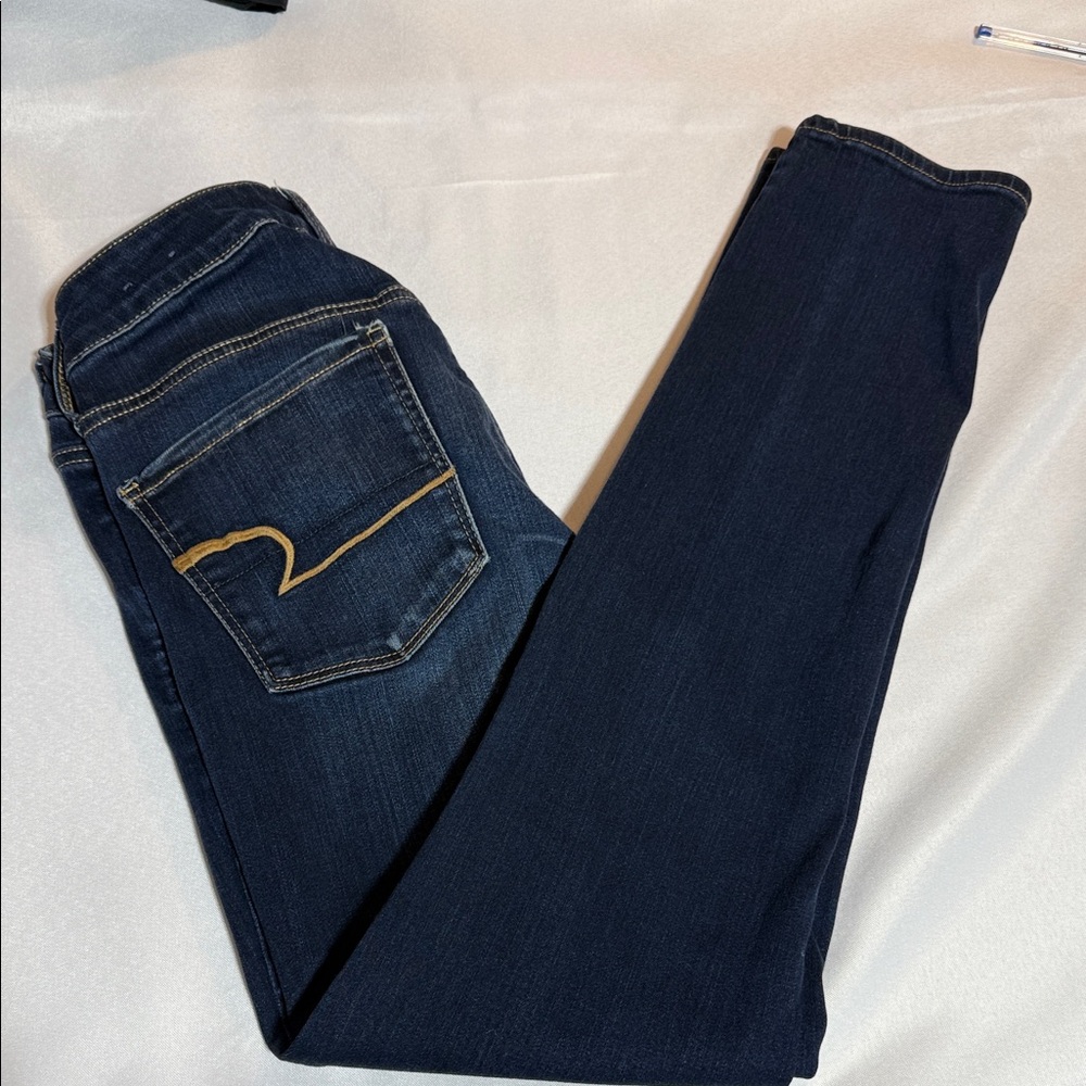 American Eagle Outfitters Women's Deep Indigo Skinny Jeans
